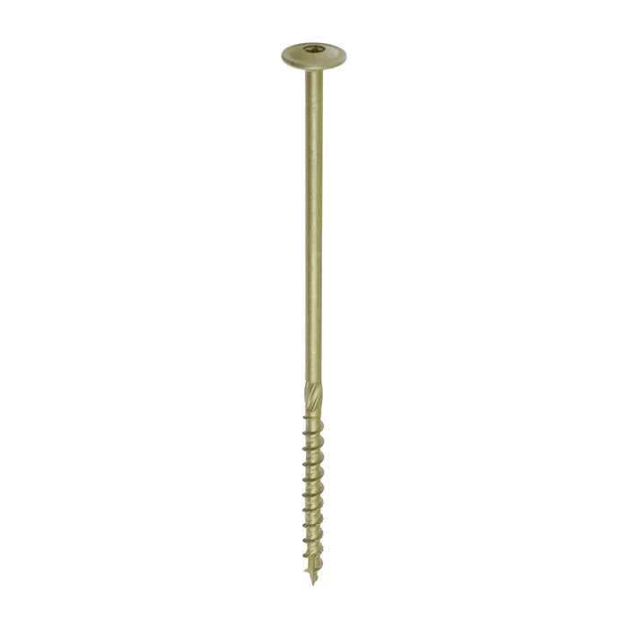 Timber Frame Construction & Landscaping Screws - Wafer - Exterior - Green Organic