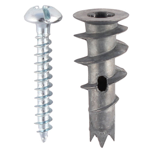 Metal Speed Plugs & Screws - Zinc - Box 100